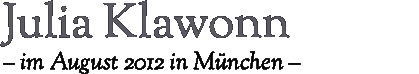 Julia Klawonn