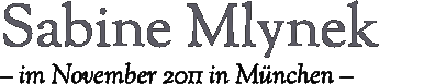 Sabine Mlynek